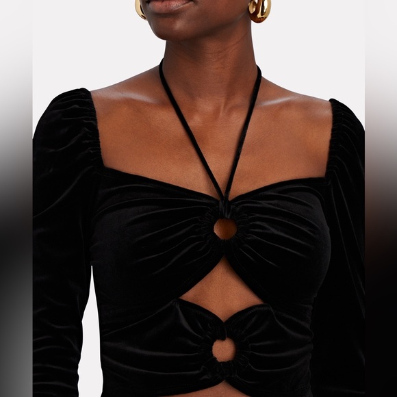 NWT Ronny Kobo velvet dress - Picture 4 of 7